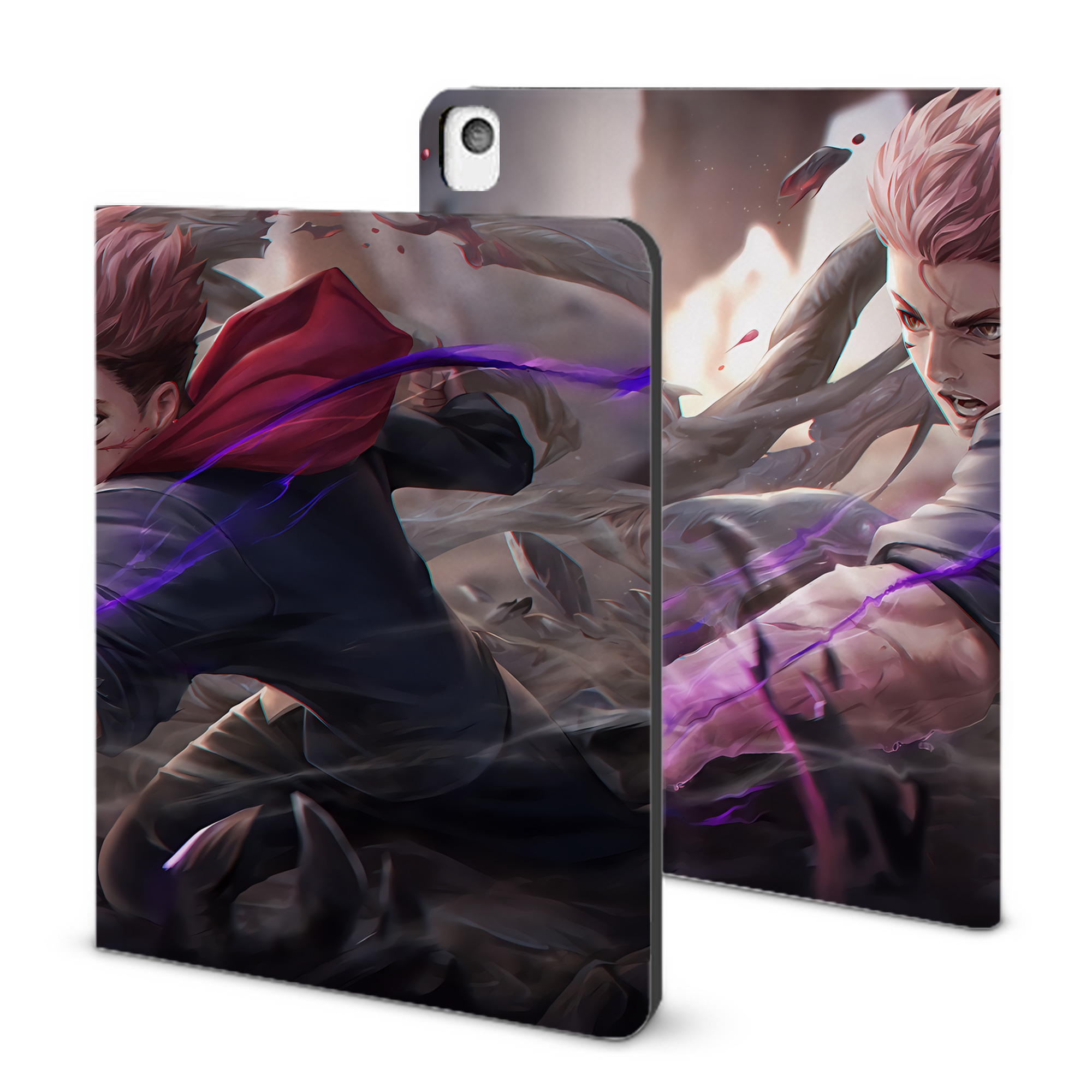 （画像用） 呪術廻戦 Jujutsu Kaisen IPadケース ペンホルダー付き ブックスタイルデザイン